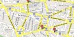 map of all Paris holiday apartments for rent with Paris Room Rental