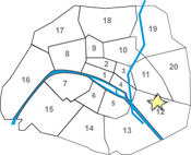 map apartment Bastille Reuilly-Diderot