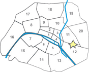 map apartment Opera Rome