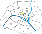 map apartment Louvre Saint Honor�