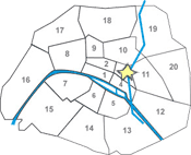 map apartment Marais Poitou
