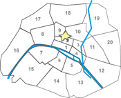map apartment Opera Haussmann