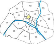 map apartment Opera Vendome Capucines
