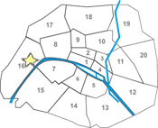 map apartment Trocadero Studio